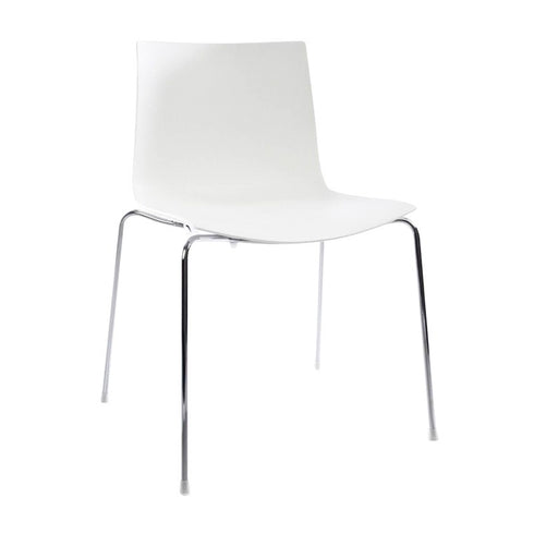 Catifa 46 Chair Unicolored Frame Chrome
